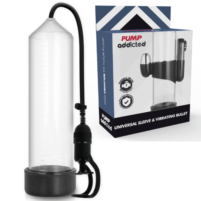 PUMP ADDICTED – VIBRADOR TRANSPARENTE RX5