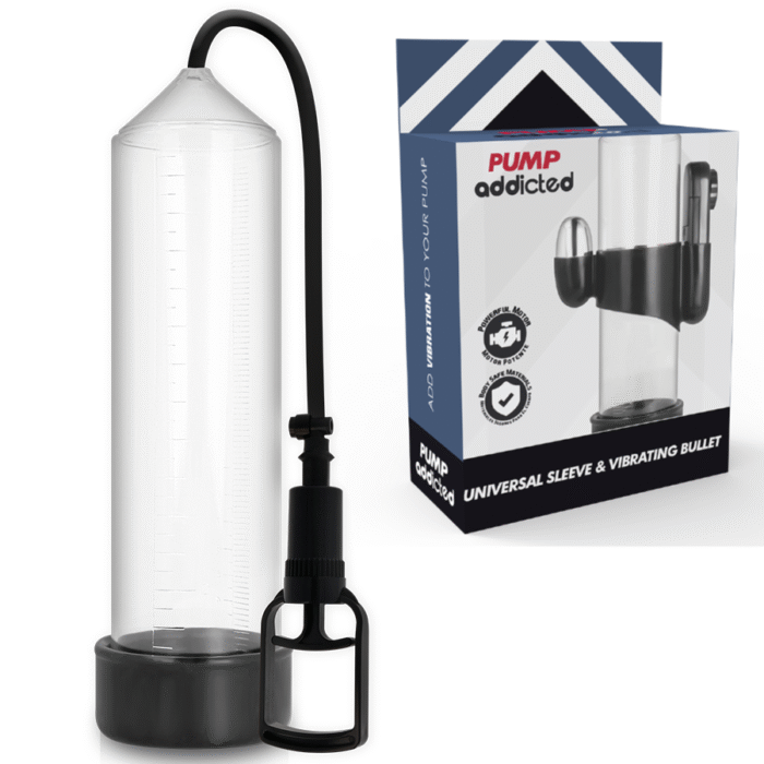 PUMP ADDICTED – VIBRADOR TRANSPARENTE RX7