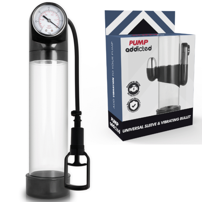 PUMP ADDICTED – VIBRADOR TRANSPARENTE RX9