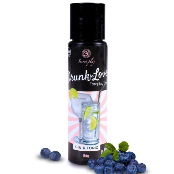 SECRETPLAY – BÊBADO NO AMOR LUBRIFICANTE GIN&TONIC 60 ML
