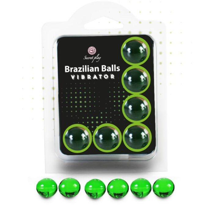 SECRETPLAY – CONJUNTO 6 BOLAS BRASILEIRAS VIBRADOR