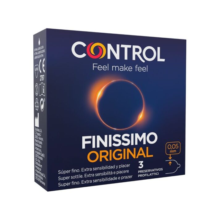 CONTROL – PRESERVATIVOS FINISSIMO 3 UNIDADES