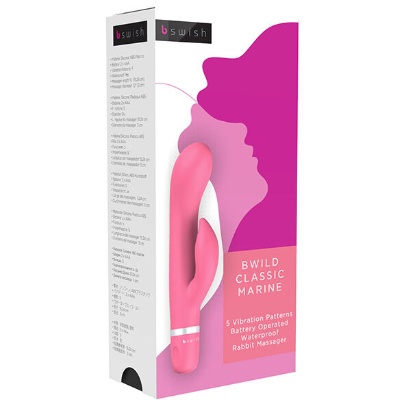 B SWISH – BWILD CLSSICO MARINE COELHO VIBRADOR GOIABA