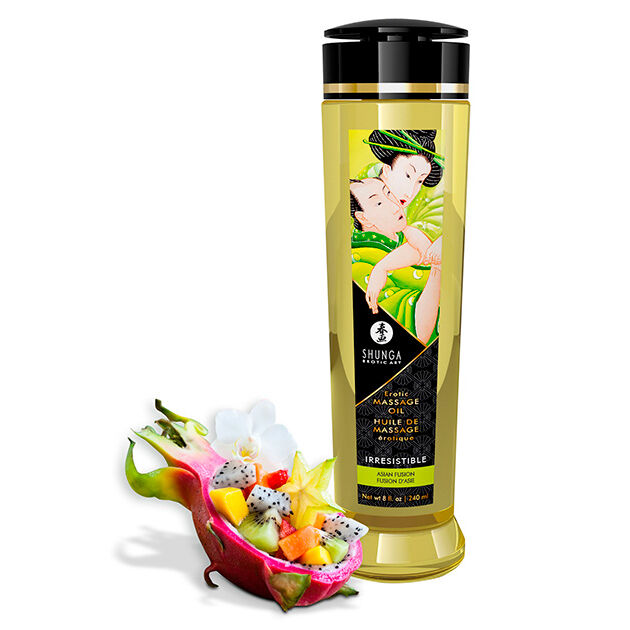 SHUNGA – ÓLEO DE MASSAGEM ERÓTICA IRRESISTÍVEL 240ML