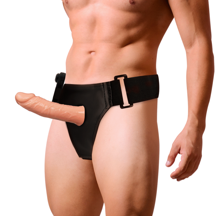HARNESS ATTRACTION – RNES HOLLOW BENNY COM VIBRADOR 15 CM -O- 4.5 CM