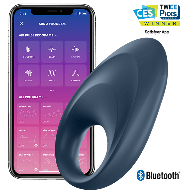 SATISFYER – APLICATIVO VIBRADOR DE UM ANEL MIGHTY