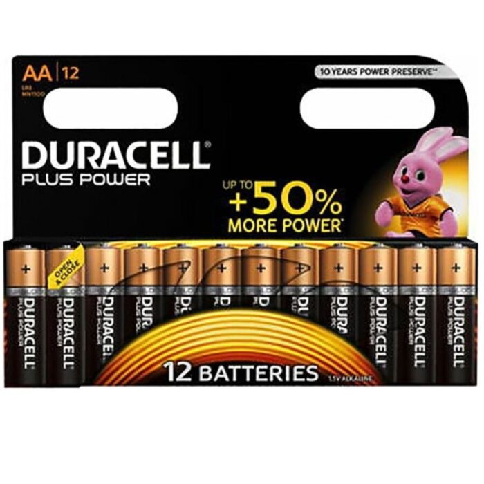 DURACELL – BATERIA PLUS POWER AA LR6 12UNIDADES