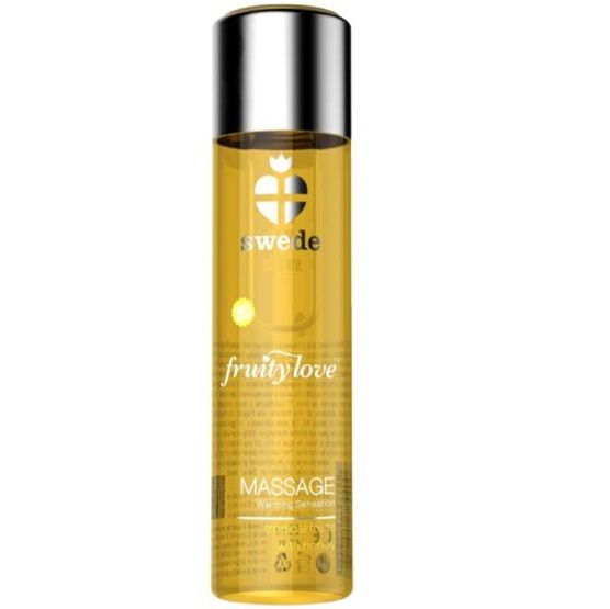 SWEDE – FRUITY LOVE EFEITO DE AQUECIMENTO ÓLEO DE MASSAGEM TROPICAL FRUITY COM MEL 60 ML