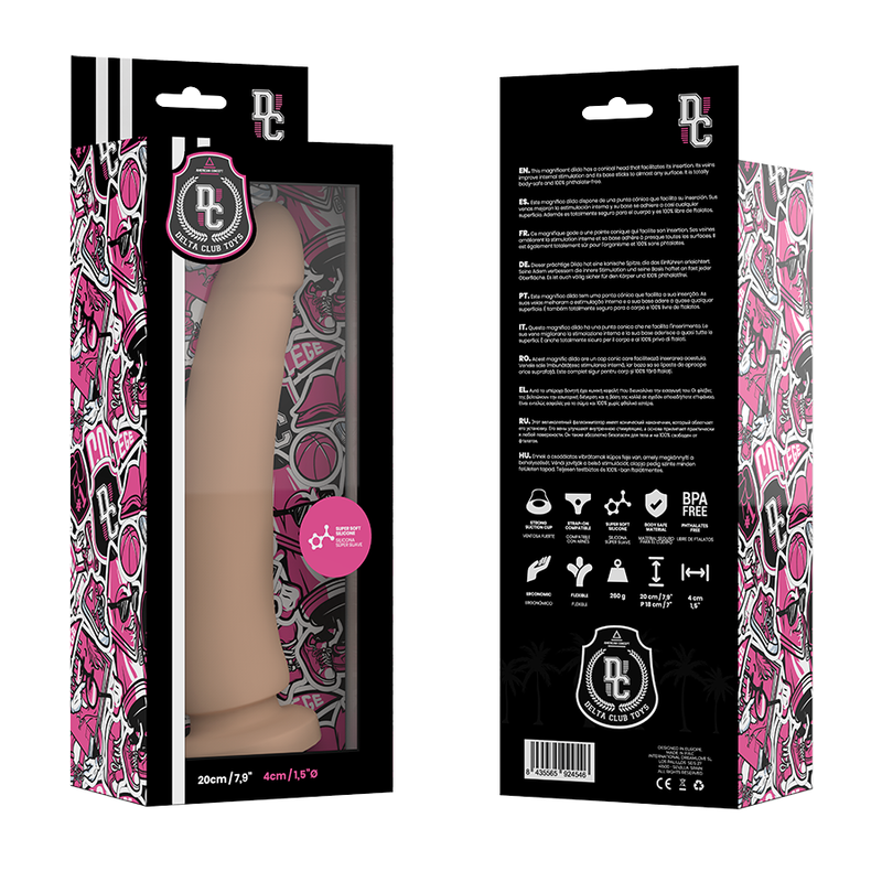 DELTA CLUB - TOYS DILDO MÉDICO NATURAL SILICONE 20 CM -O- 4 CM - Image 4