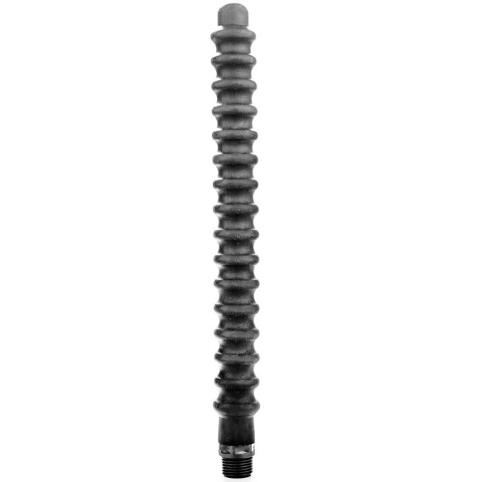 ALL BLACK – MEGA RIPPLE SHOWER ANAL SILICONE 28,5 CM
