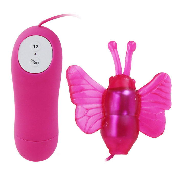 BAILE – VIBRADOR ESTIMULADOR DE BORBOLETA SECRETO PRETTY LOVE 12V