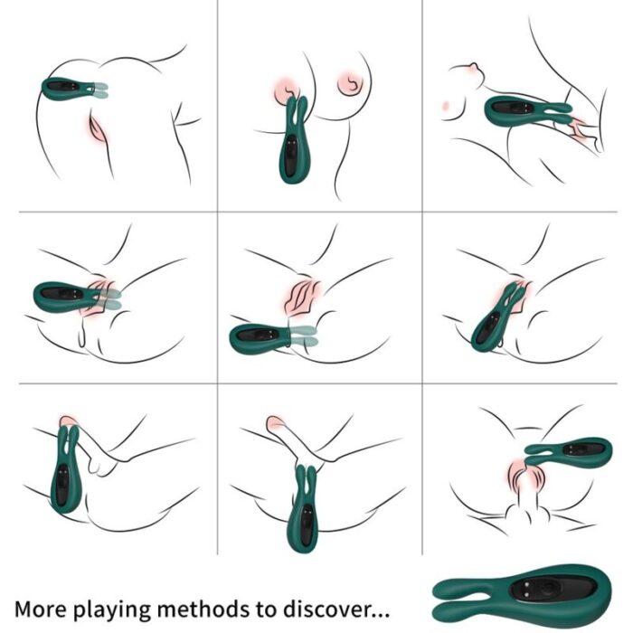 ARMONY – ESTIMULADOR E VIBRADOR COELHO VERDE