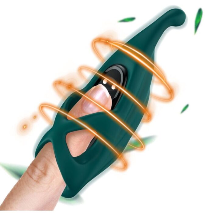 ARMONY – ESTIMULADOR DE DEDO E VIBRADOR VERDE