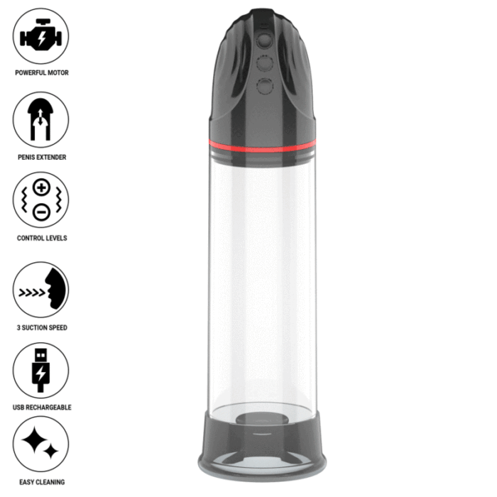 JAMYJOB – BOMBA AUTOMÁTICA XPAND 3 NÍVEIS DE SUCÇÃO CINZA