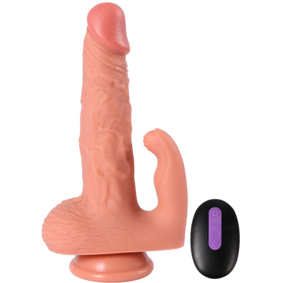 SHEQU - HAYDEN DILDO E ESTIMULADOR DE CLITÓRIS COM VIBRAÇÃO E CONTROLE REMOTO 16 CM - Image 4
