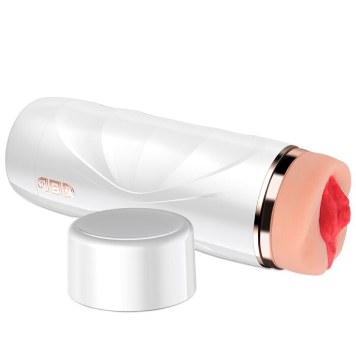 SHEQU – MASTURBADOR VAGINA RILEY COM VIBRAÇÃO E ONDAS ESTIMULANTES