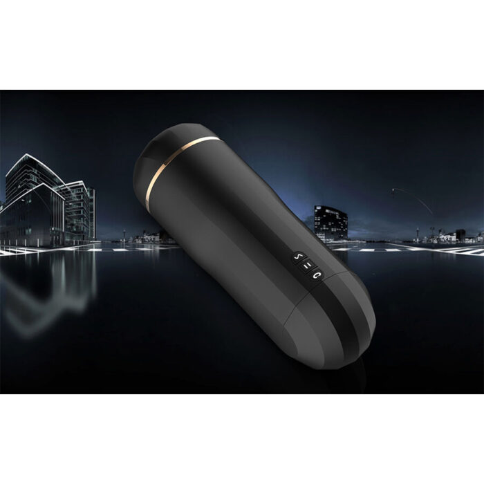 SHEQU – MASTURBADOR SNOW VAGINA COM VIBRAÇÃO E ONDAS ESTIMULANTES