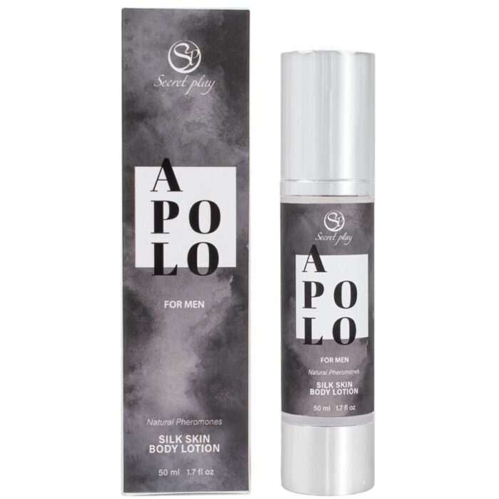 SECRETPLAY – LOÇÃO DE PELE  APOLO SILK PARA HOMENS 50 ML