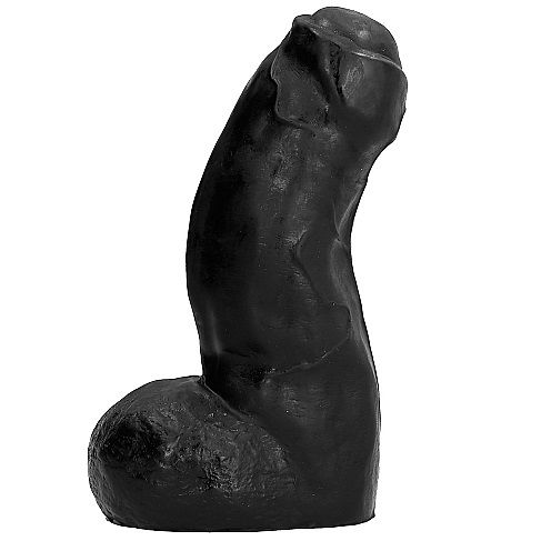 ALL BLACK – DONG REALISTA PRETO 17 CM