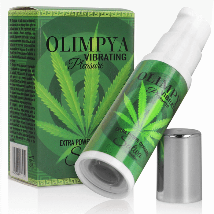 Gel Vibratório Liquido Olimpya Extra Sativa Cannabis RF46796