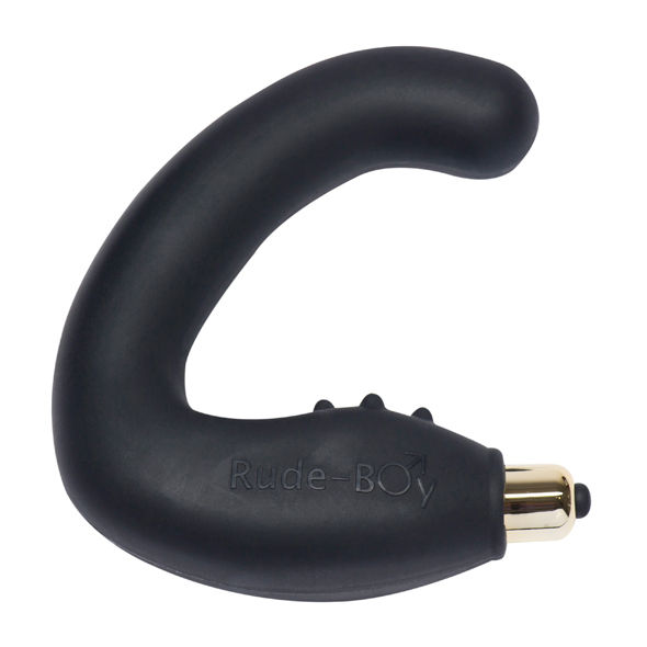 ROCKS-OFF – RUDE-BOY MASCULINO G-SPOT MASSAGER 7 V PRETO