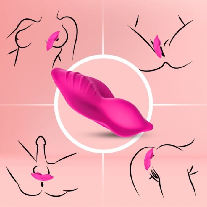 ARMONY – WHISPER WEARABLE CALÇAS VIBRADOR DE CONTROLE REMOTO FÚCSIA