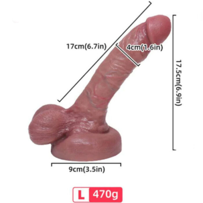 ARMONY – DILDO SILICONE LÍQUIDO REALÍSTICO 17 CM