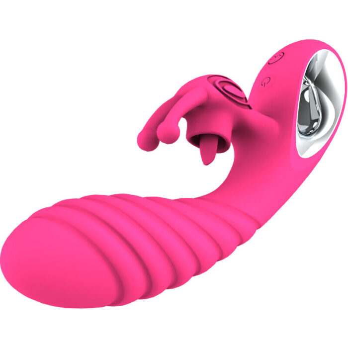 ARMONY – VIBRADOR VICKY COELHO COM LÍNGUA FÚCSIA