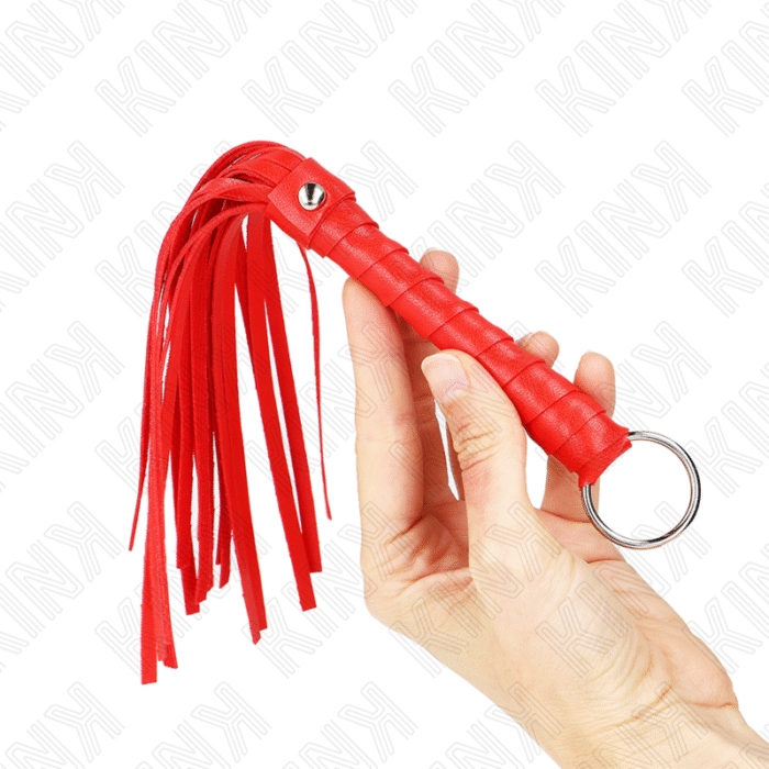 KINK – MINI CHICOTE VERMELHO SIMPLES 28 CM