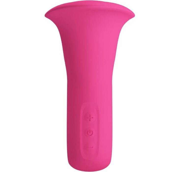 PRETTY LOVE – CLYDE VIBRADOR ORAL LÍNGUA VIBRANTE 12 VIBRAÇÕES ROSA