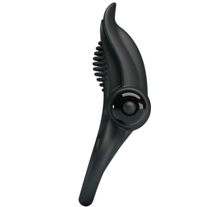 PRETTY LOVE – ANEL VIBRATÓRIO DUPLO + ESTIMULADOR DE CLITÓRIS 10 VIBRAÇÕES PRETO