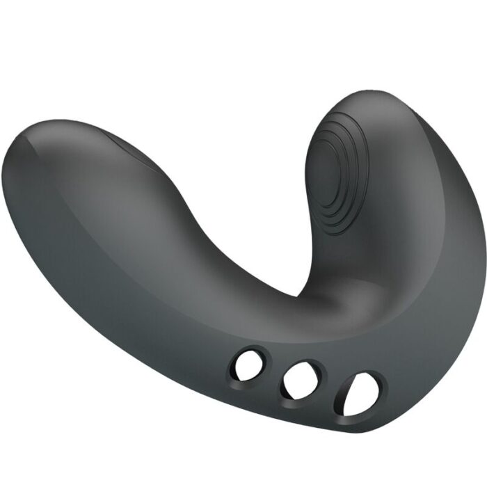 PRETTY LOVE – VIBRADOR DE DEDO CAMELIA 7 VIBRAÇÕES PRETO