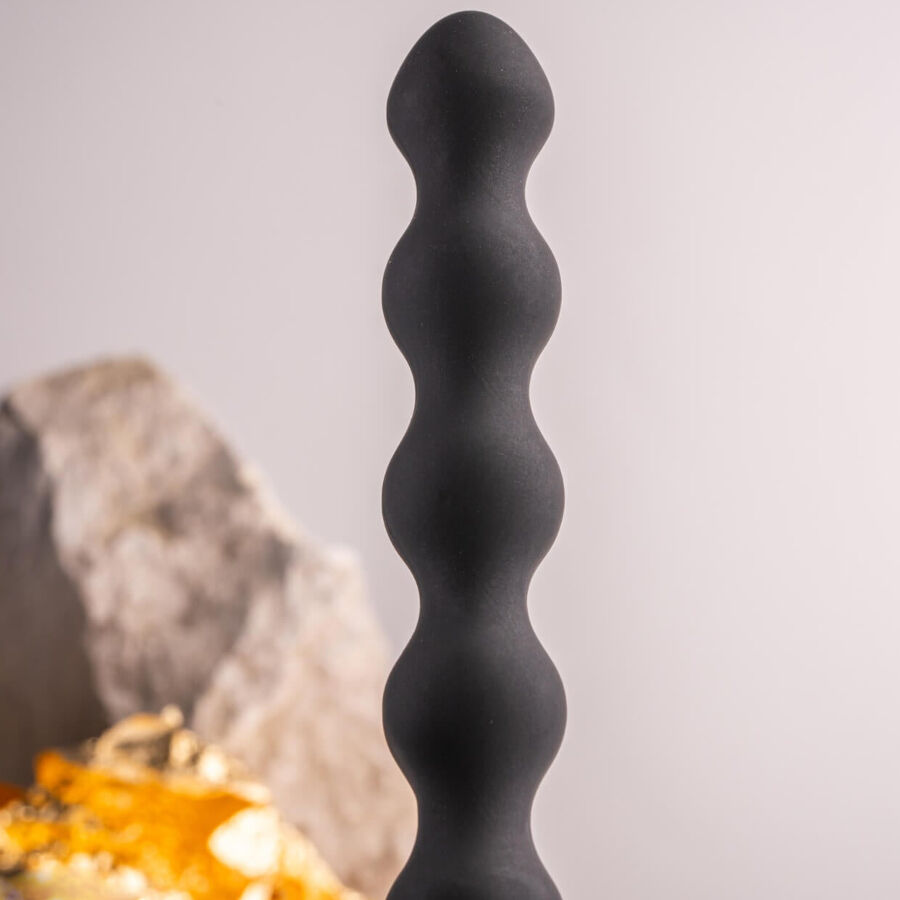 ROCKS-OFF - PETITE SENSATIONS PEARLS PLUG ANAL VIBRADOR PRETO - Image 4