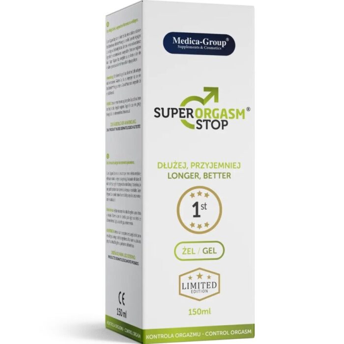MEDICA GROUP – SUPER ORGASM STOP GEL ÍNTIMO PARA HOMENS 150 ML