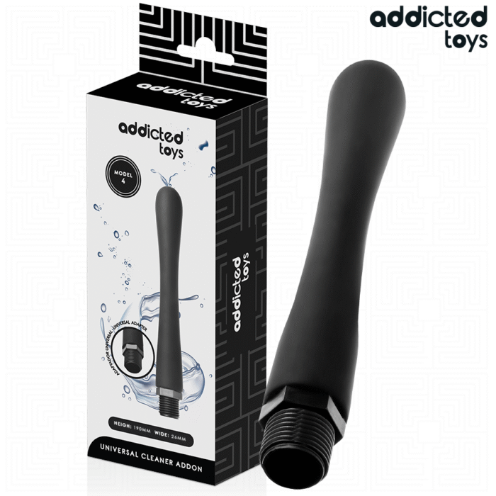 ADDICTED TOYS – LIMPADOR ANAL COM ADAPTADOR UNIVERSAL MODELO 4