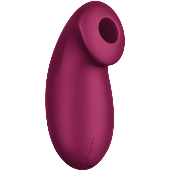FUN FACTORY – VIBRADOR DESIRE AIR PULSE VERMELHO VINHO