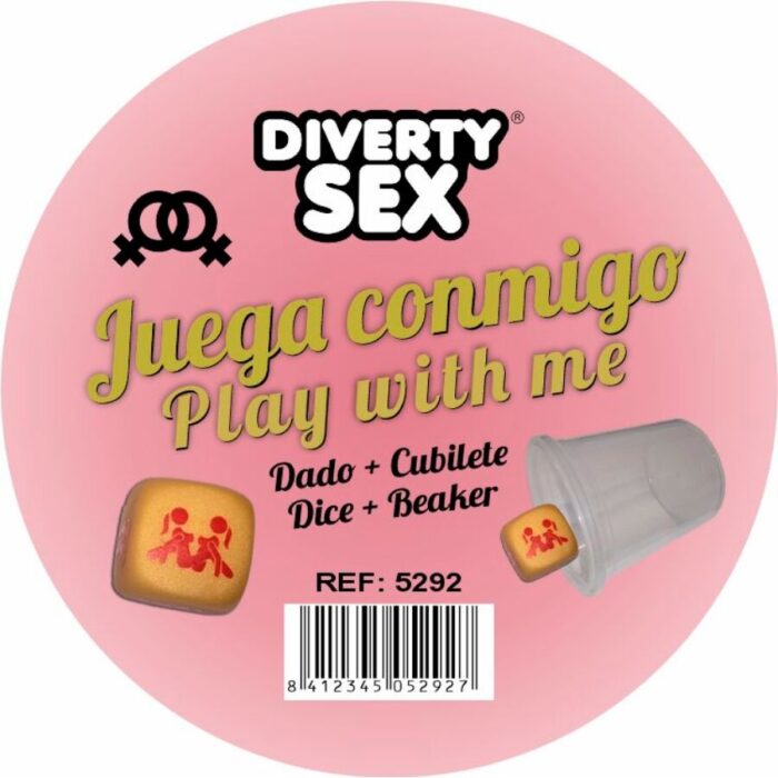 DIABLO PICANTE – DADOS DOURADOS DUROS COM POSIÇÕES DE MULHERES E CUBO